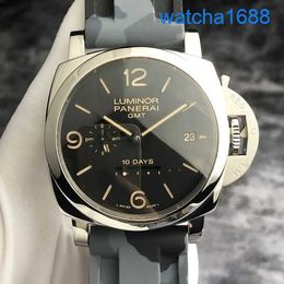 Brand Wrist Watch Panerai LUMINOR Series PAM00533 Mens Watch Black Dial Date Dynamic Storage 44mm Automatic Mechanical Watch