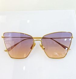 Womens sunglasses luxury brand designer glasses retro fashion cat eye metal frame top DTX529 women casual street shooting par4079979