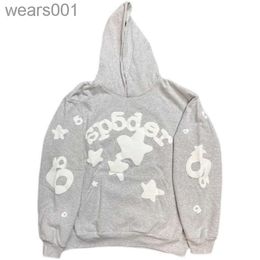 2023mens Hoodies Sweatshirts Grey Hoodie Web 555555 Young Thug Men Women 1 White Pullovers Loose Hooded S0ZM