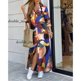 Shirt Dresses for Women Plus Size Fashionable Shirt Style Button Dress Ladies Casual Long Street Dresses Loose Home Maxi Women 63