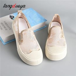 Casual Shoes Woman Tennis Flat Ladies Light Sneaker Sports Slip-on Loafers Platform Comfortable Elegant Summer Cute