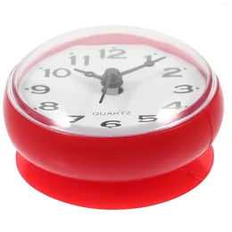 Wall Clocks Bathroom Clock Waterproof Small Decor Shower With Suction Cup Vintage Retro