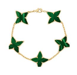 clover bracelet 18k gold chain bracelet designer for women love v diamonds bracelet mens tennis stainless steel four leaf flower b6823639