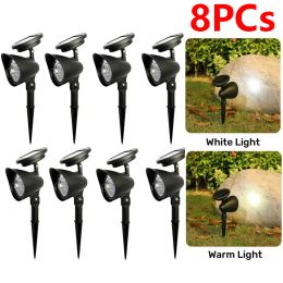 Decorations Solar Lamp IP65 Outdoor Lights LED Ground Gardening Garden Light Waterproof Landscape Spotlights Garden Decoration