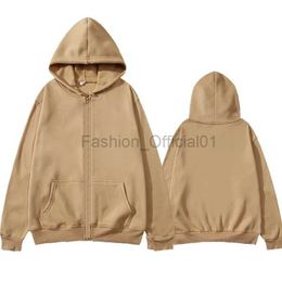 Men's Hoodies Sweatshirts New Arrival Casual Hooded Zipper Sweatshirts for Men and Women Comfortable and Breathable Sports Clothes d240429