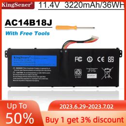 Studio Kingsener Ac14b18j Ac14b13j Laptop Battery for Acer Aspire E3111 E3112 E3112m Es1531 Ms2394 B115mp Ex2519 N15q3 N15w4 11.4v