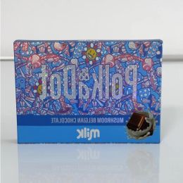 100 pcs a lot Newest Big size PolkaDot chocolate Packaging Boxes 20 kinds 4G polka dot Mushroom Chocolate bar package Box