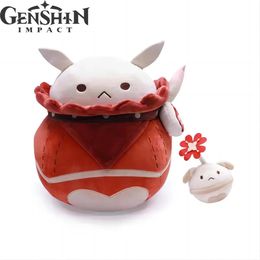 Cute Genshin Impact Klee Dodoco Plush Toy Anime Game Plushie Kawaii Jumpy Dumpty Soft Stuffed Pillow Doll Kids Fans Gift 240426