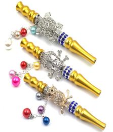 Metal Mouth Tips for Hookah Shisha Smoking Aluminum Alloy Blunt Joint Holder Mouthpiece Drip Tip Sheesha Narghile with BlingBling5000020