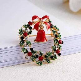 Charm Bracelets European andAmerican New Fashionable Minimalist Flower Ring Bells Bow Knots Water Diamond Painted Oil Christmas Series Bracelets