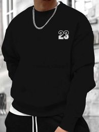 Men's Hoodies Sweatshirts 23 Letter printing Design Man Clothes Street Warm All Match Sweatshirts Autumn Casual Hoodies Fashionable Crewneck Pullovers Top d240429