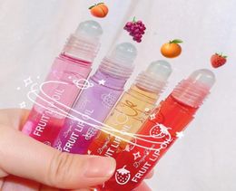 Rollon Fruit Oil Liquid Lipstick Balm Lip Oil Moisturising Mirror Transparent Long lasting Hydrating Gloss Makeup S1077554493
