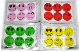 Smiling Face Mosquito Natural Repellent Patch Insect bug repellent sticker Camping use5893558