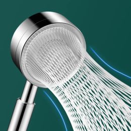 Set High Pressure Shower Head Adjustable Showerheads with Hose Water Saving Stainless Steel Spray Nozzle Bathroom Accessories