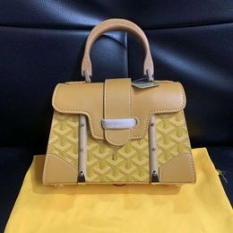 Designer bag Saigon bag handbag luxury womens handbag genuine leather travel crossbody bag top wooden handle latest shoulder bag handbag