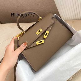 Totes Handbag KY L Second generation bag with palm print genuine leather bag 2024 new fashionable and versatile 22/25/28cm bag