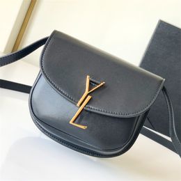 High quality KAIA classic flap saddle bags le5a7 Leather tote Messenger Designer bags Woman handbag man Cross Body Underarm bag Luxury Shoulder Clutch Even bag strap