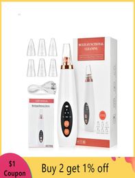 Electric Blackhead Remover Vacuum Pore Cleaner Nose Black Spots Extractor Cleanser Tool Skin Care Facial Pore Cleaner Machine225y7518175