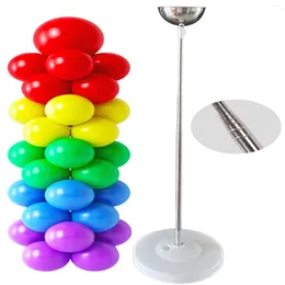 Party Decoration 2 Sets Balloon Stand Kit Sticks With Base For Table Birthday Baby Shower Graduation Wedding Decorations