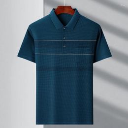 Men's Polos Polo Collar Short Sleeved T-shirt With Cool And Breathable Feeling Casual Minimalist Summer