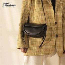 Shoulder Bags Women's Designer Luxury Handbag 2024 PU Leather Saddle Messenger Bag Retro Daily Totes Women Crossbody