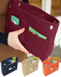 2020 New Women Insert Handbag Organiser Purse Felt liner Organiser Bag Travel Casual Home Storage Bags6870614