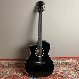 214ce Black deluxe LH Acoustic Guitar 00