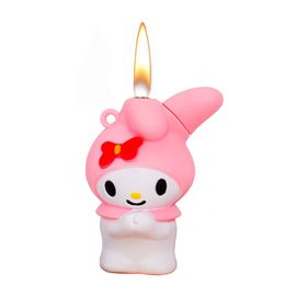 3D Model Melody Lighter Refillable Soft Flame Without Gas Lighter With Chain Necklace