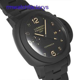 Exciting Wrist Watch Panerai Luminor Series Swiss Watch Mens Automatic Mechanical Famous Luxury Watch PAM00438 Black Ceramic 44mm