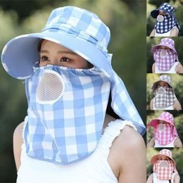 Wide Brim Hats Face And Neck Sunhat Fashion Summer Sunscreen Protective Cover Fishing Hunting Hiking