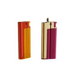 Debang Multi-Color Flame Lighter Plastic Lighter Without Gas Refillable Cigarette Lighter