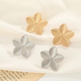 Stud Earrings 1 Pair Bohemia Metal Punk Flower Earring Women Simple Ethnic Style Girls Jewelry Fashion Trendy Leaves Earings