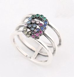 s925 sterling silver and diamond threering retro ring men and women retro punk old ring couple ring Valentine039s Day gift4698369