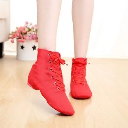 Boots Split Sole Dancing Shoe Black Red White Green Ivory Khaki Pink Blue Athletic Men Women Boys Girls Canvas Jazz Dance Shoes