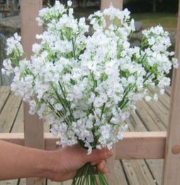 100pcs Artificial Baby Breath Flowers Artificial Gypsophila Fake Silk Flower Plant Home Wedding Party Home Decoration8747917