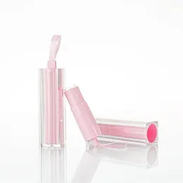 Storage Bottles LB45 Black And Pink Private Label Lipstick Packaging 12.1mm Neck Mouth In Stock
