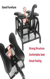 Newest Sex Rocking Chair Metal frame Can Load 200kg 1520cm Telescopic Distance Sex Machine Chair Sex Furniture For Couple6640347