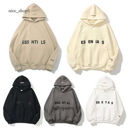 Essentals Hoodie Mens Womens Casual Sports Cool Hoodies Printed Oversized Hoodie Fashion Hip Hop Street Sweater Reflective Letter Cotton Sweater S-Xl ES 829