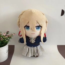20cm Violet Evergarden Plush Toy Cosplay Dolls Anime Cartoon Stuffed Figure Sofa Bed Peluche Pillow Kids Plushie Christmas Gifts 240416