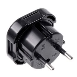 Universal UK to EU Black White European Charger Power Socket Plug Power Adapter Travel Converter