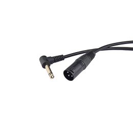 new Gold-plated Elbow XLR Revolution 6.5mm Public University Two Core Pair XLR Audio Cable Microphone Cable Electronic Organ Audio C for