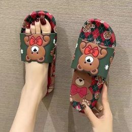 Summer Slippers Outdoor Wear Cartoon Cute Girl Student Nurse Home Indoor Bathroom 240416