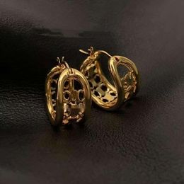 Stud With Diamond Luxury Brand Women Designer Studs Titanium Steel Fashion Couple Earrings Gift
