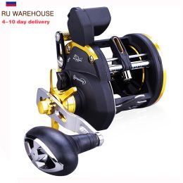 Accessories Sougayilang Strong Trolling Fishing Reel Left and Right Hand Saltwater Sea Fishing Reel Powerful Baitcasting Fishing Reels Pesca