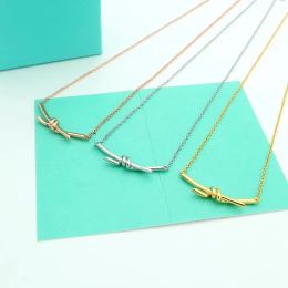 3 Colours Fashion Luxury Designer Love Necklace Women paragraph clavicle Gold Peach Heart Pendant Necklaces Fine Jewellery