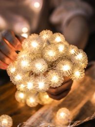 Decorations Dandelion LED Fairy lights battery light garden terrace Special party Christmas decor string lights For Home Indoor Lighting