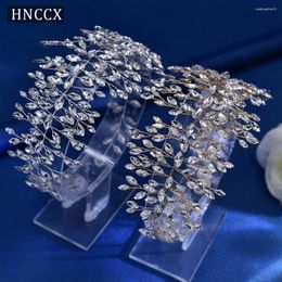 Headpieces HNCCX Shiny Rhinestone Handmade Hair Band Wedding Headbands Bridal Accessories For Elegant Woman Luxury Tiaras CP237