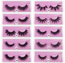 3D Faux Cils Eyelashes Fluffy Dramatic Eyelash Makeup Wispy Mink Lash Natural Long Thick Fake Lashes For Beauty2010853