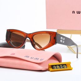 Fashion Mui Mui sunglasses Designer cat eye womens sunglasses Brand mens glasses Luxury Polarise lady sun glasses Summer beach man Sonnenbrille Cycle sport shade