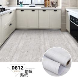 Set 3m Wood Grain Vinyl Floor Roll Stickers Waterproof Self Adhesive Floor Tile for Kitchen Bathroom Ground Peel and Stick Stickers